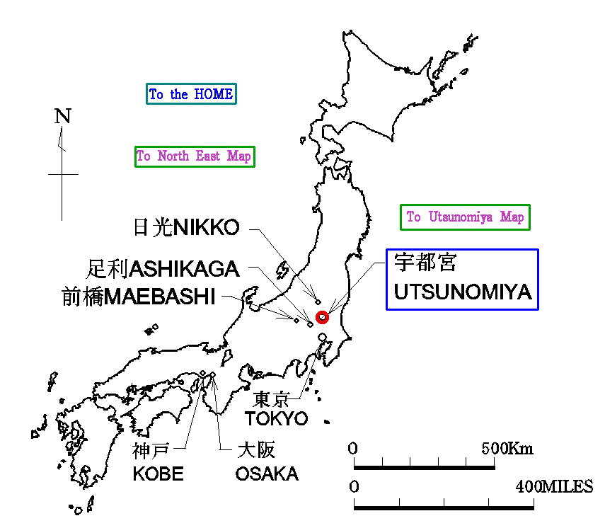 Japan map